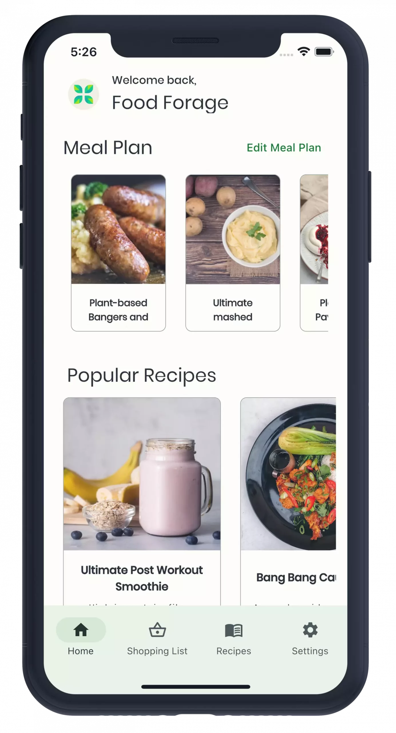 Step 1: Meal Plan
